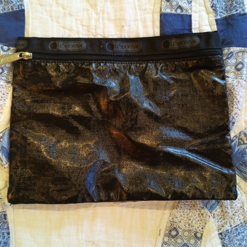 LeSportSac Medium Zipper Pouch Black